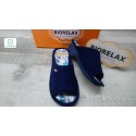 Biorelax curl wedge navy blue heel and open toe