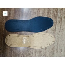 Leather and carbon insole