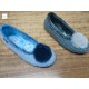 Zapatilla cosdam plana fuji celeste o gris tallas 35 al 41