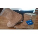 Boot segarra split leather zipper